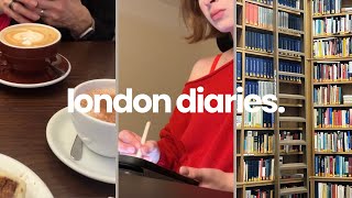 london uni vlog ☕️ essay prep, museums, and lots of food