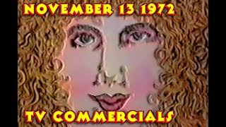 TV COMMERCIALS - NOVEMBER 13 1972