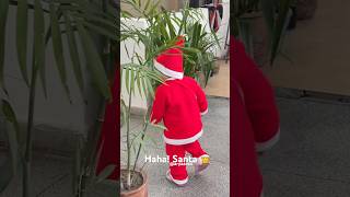 Cute Santa 🎅 #babyvideos #cutebabies #christmas #littlesanta #shorts