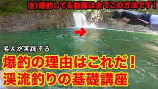 爆釣の理由はこれだ！名人が実践する基礎知識を解説 絶対に釣れる！【渓流釣り初心者】