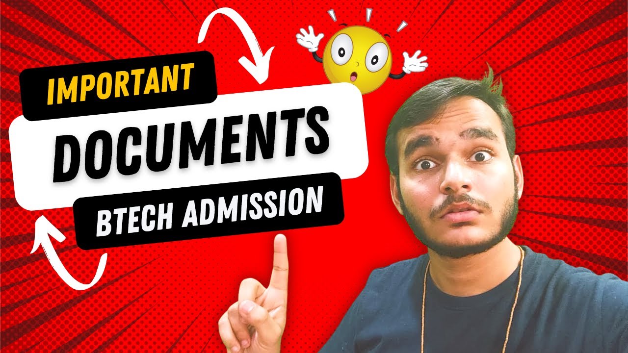 MOST IMPORTANT DOCUMENTS REQUIRED IN ADMISSION IN BTECH | IPU | JAC ...