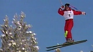 Jean-Luc Brassard Wins Freestyle Skiing Gold In Style - Lillehammer 1994 Olympics