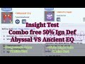 Ancient EQ Insight VS Abyssal Cry Insight Test to MVP using LB Ragnarok M Eternal Love