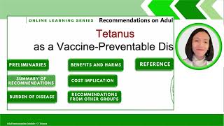 Adult Immunization Tetanus