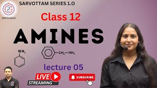 Amines | Class 12 NCERT | Chapter 9 | Lecture 5 | By Nikki Mam