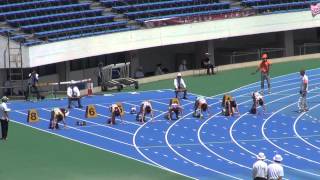 2015年東京都高校陸上競技対校選手権大会 女子100m準決勝①