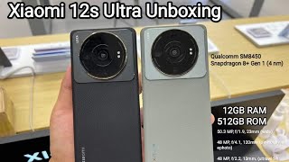 Xiaomi 12S Ultra 12/512GB unboxing video | First impression video | MI | Xiaomi New Flagship | Black