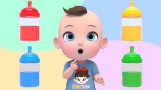 Color Baby bottle Song! | Itsy Bitsy Spider Nursery Rhymes Playground | Baby & Kids Songs