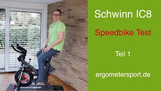 SCHWINN Speedbike 800IC (IC8 )Test [Teil 1] ergometersport.de