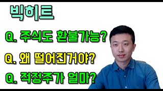 빅히트 주식은 환불이 된다고? 적정주가 알아보기