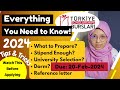 Turkiye Burslari 2024-2025: How to Apply Tips & Tricks| University Selection | Reference Letter