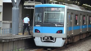 【小田急線】【4063編成　4063×10　4063F】【通勤車両4000形】【秦野駅　到着】【神奈川県　秦野市】【小田急小田原線　小田急電鉄】