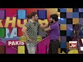 usama and babar fight in live show khush raho pakistan season 7 faysal quraishi show