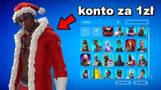 KUPIŁEM ŚWIĄTECZNE KONTA ze SKINAMI za 1ZŁ w Fortnite...