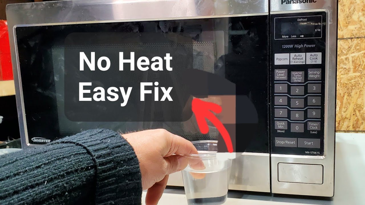 How To Fix Microwave Doesn't Heat, Microwave Works But No Heat, Easy ...