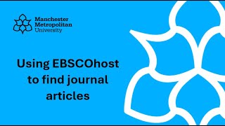 EBSCOhost - searching for journal articles
