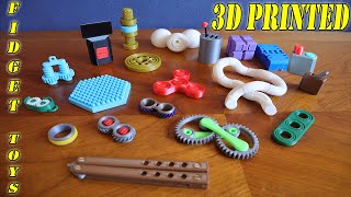 20 Fidget Toys 3D Printed