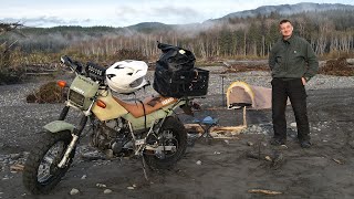 Motocamping Adventure on my TW200 to the NW most point in the contiguous United States