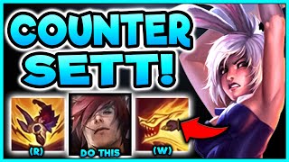 HOW RIVEN TOP EASILY COUNTERS SETT (ABUSE THIS) - S11 RIVEN TOP GAMEPLAY (Season 11 Riven Guide)