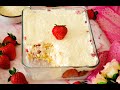 Tiramisù fragole e cocco facile, pronto in 5 minuti, cremosissimo e delizioso!