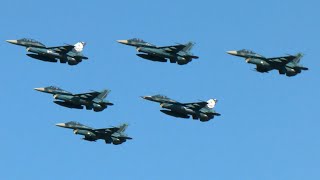 航空自衛隊百里基地航空祭2024事前公開日ハイライト JASDF HyakuriAirBase  AirShow F15 F2 Highlight