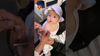 Baby vaccinneted viral funny video🥰 #shorts #youtubeshorts