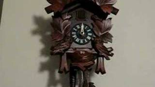 1-Day Hubert Herr Cuckoo Clock with Moving Owls