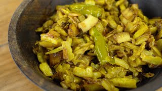 Tasty Kerala Style Bitter Gourd Stir Fry - Pavakka Mezhukkupuratti