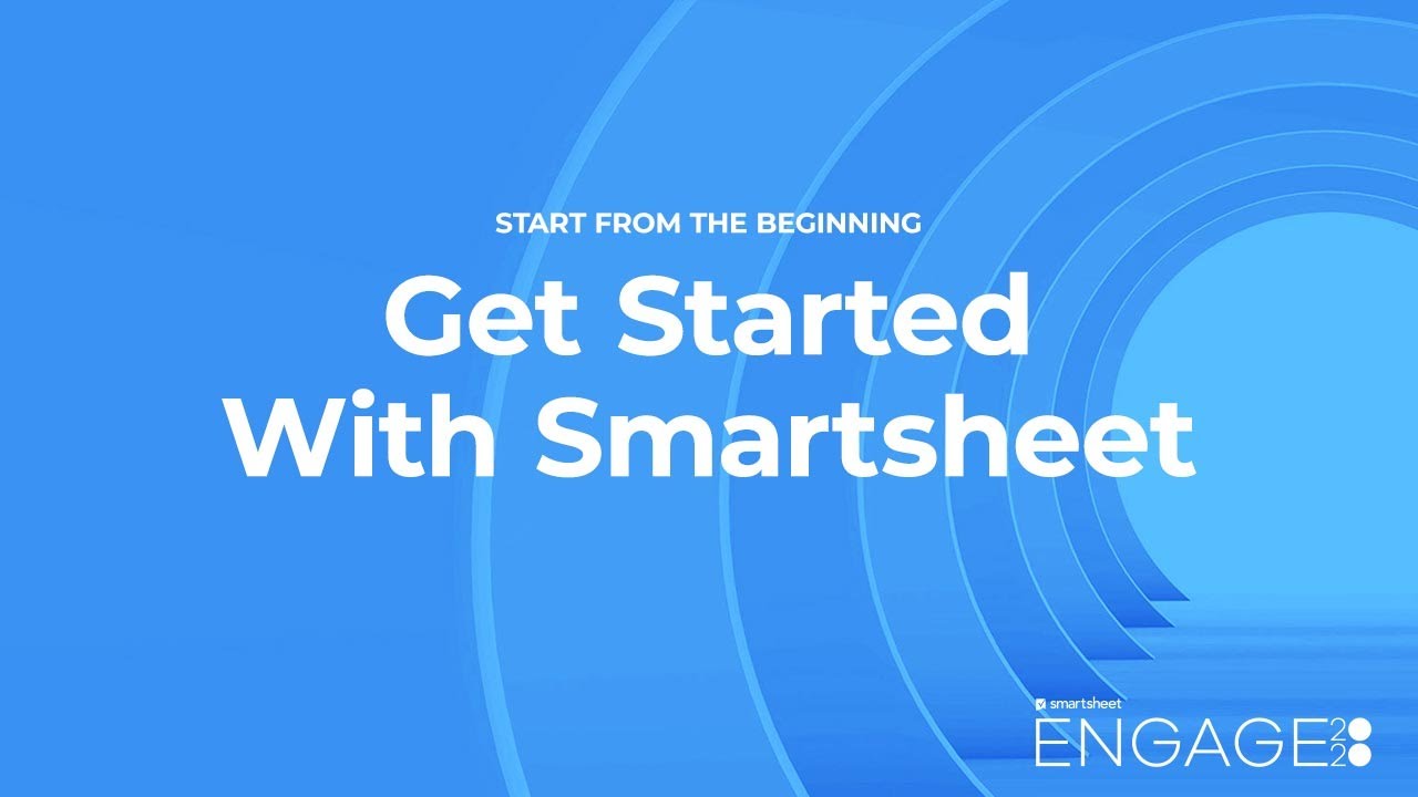Get Started With Smartsheet Youtube