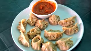 Veg momos Recipe | बाजार जैसा सोफ्ट मोमोज बनाए कढाई में | Momos Recipe | मोमोज की लाल तीखी चटती भी