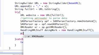 Android Application Development Tutorial 157 SAXParserFactory and XMLReader