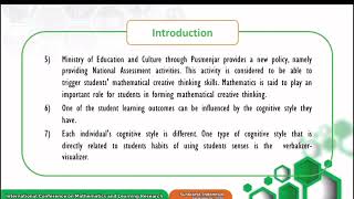 ICOMER 2022_ID 1087_AIP 151_Analysis Of Mathematic Creative Thinking Ability In Solving AKM Problems