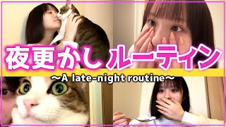 【ナイトルーティン】夜更かしする日の過ごし方はこんな感じ🌙