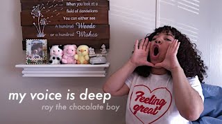 my experience being a girl with a deep voice