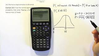 Using Normal Approximation to Binomial Probability, Example 181.7