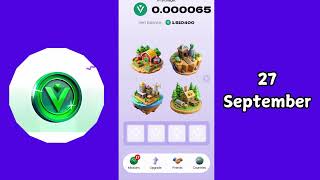 Vertus Combo Cards Today 27 September⭐️Vertus Daily Combo⭐️Vertus Combo Cards⭐️Vertus Combo​