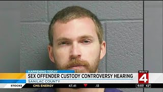 Hearing for Michigan sex offender custody controversy