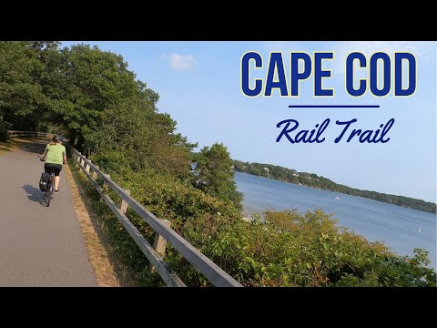 What towns does the Cape Cod Rail Trail go through?