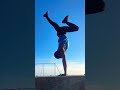 handstand practice at peace on santa monica beach california cyberyoga handstands santamonica