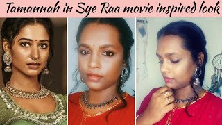 தமிழில்| Tamannah in Sye Raa movie inspired makeup look tutorial