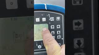 Setting up the offset on the Graco LineLazer V striping machine