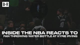 Chuck, Shaq, Kenny Smith, Ernie Johnson React To Celtics Fan Throwing Water Bottle At Kyrie Irving