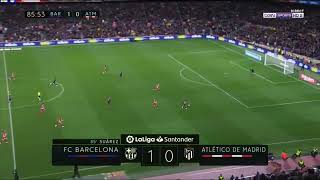 Messi goal Barcelona vs Atletico Madrid 2-0 all goals and highlights