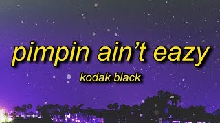 Kodak Black - Pimpin Ain't Eazy (Lyrics) | don't worry about me im a thug