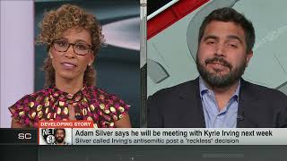 Nick Friedell reacts to Kyrie Irving speaking to the media | SportsCenter
