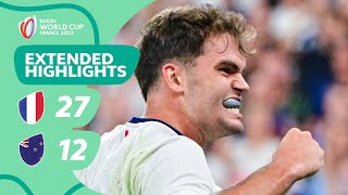 Hosts historic win over All Blacks | France v New Zealand | Rugby World Cup 2023 Extended Highlights