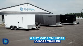 Explore the Bluewater Trailers Legend 8.5-Wide Thunder V-Nose Trailer