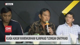 Kuasa Hukum Wamenkumham Klarifikasi Tundingan Gratifikasi