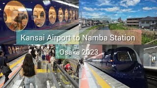 Train Ride from Kansai Airport -​ Namba Station - Rapid:t​ นั่งรถไฟจากสนามบินคันไซไปนัมบะ​ โอซาก้า