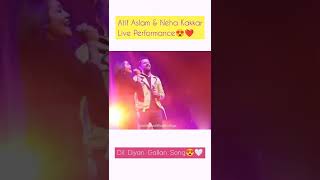 Atif Aslam & Neha Kakkar Live Performance😍 || Atif Aslam - Super Amazing Voice Dil Diyan Gallan Song